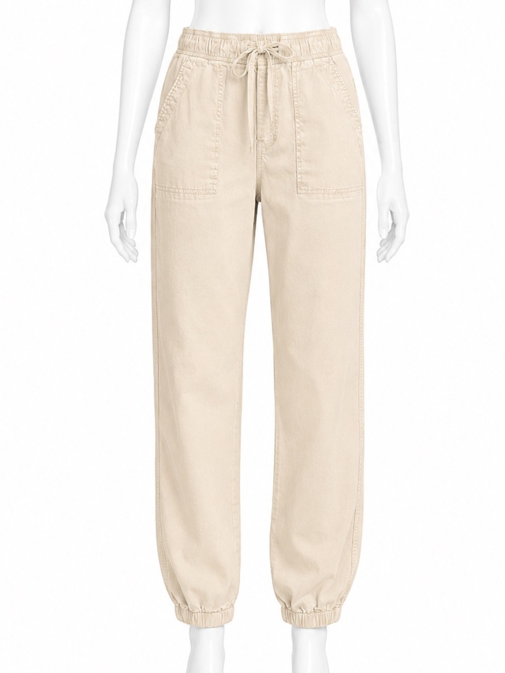 american eagle tan Drawstring Jogger Pants size 6 regular